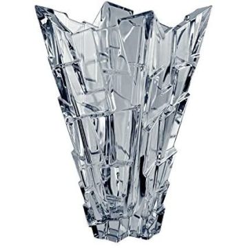 "Sydney" crystal vase, 28cm, Bohemian crystal, flower vase, Bohemia