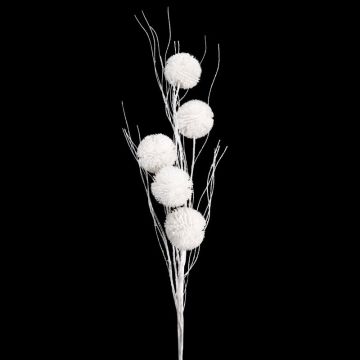 Weihnachtsdekoration Kunstast weiss ca.60cm