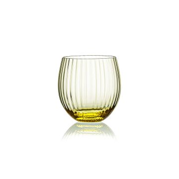 Crystal glass/ water glass 520ml citrine "Tethys Colors"