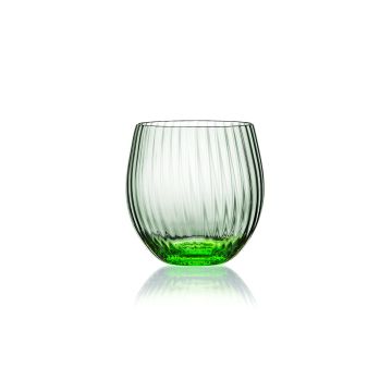 Verre en cristal/verre à eau 520ml light green "Tethys Colors