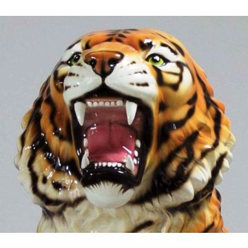 Tigre assis ca92 cm natural look