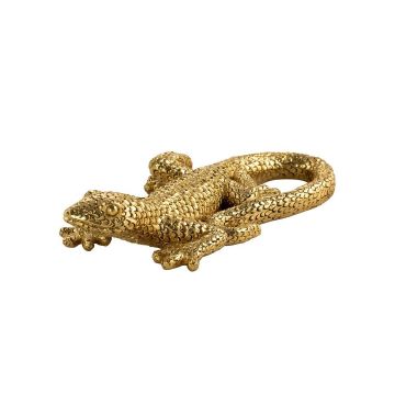 Decoration lizard 20cm in gold