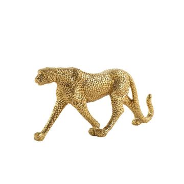 Decoration panther in gold, 35x17cm