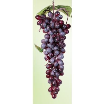 Raisins artificiels, violet environ 35cm, comme des vrais