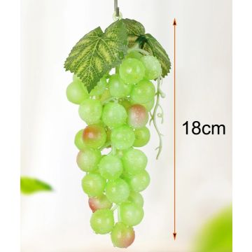 Raisins artificiels, verts environ 18cm, comme des vrais