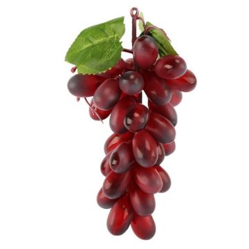 Artificial grapes, red ca 21cm, like real