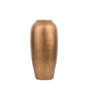 Floor vase 60x31x31cm, decorative, matt gold