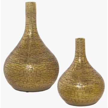 Vase set, ceramic 20x32cm + 24x42cm