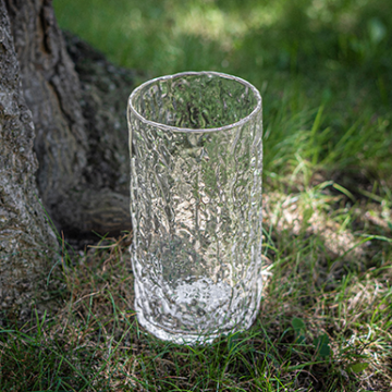 Glass vase/ flower vase Bosco, Ø 105 x 200 mm, Glasi Hergiswil