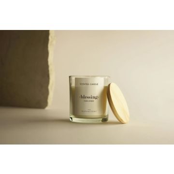 Scented candle, (blessing) Dark Amber, "The Olphactory",40h Ambientair