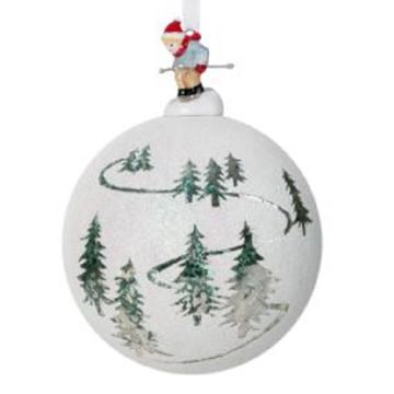 Exclusive Christmas bauble, glass bauble, 10cm