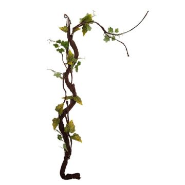 Weintraubenast mit Blätter, biegbar, 140cm