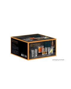 Nachtmann Bossa Nova Whisky Tumbler Set x4 Gläser 330ml