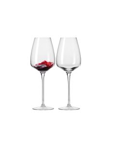 Perfekt Serve Wein Kristall Gläser-Set (2x560ml), Krosno  inkl. Premium Geschenk Verpackung mit Platz für Ihre Flasche