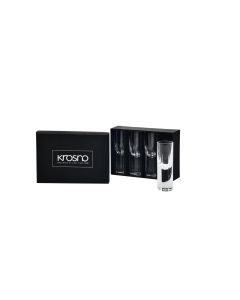 Schnaps-Set, Krosno Gothic, Kristall Set: 4xStück , 4x30 ml inkl. Premium Verpackung