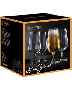 Nachtmann Celebration Bier Glas Set x4 Gläser 380ml