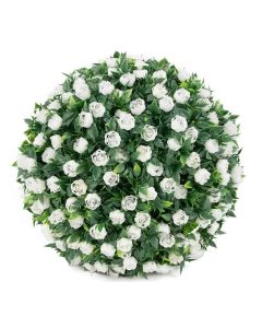 Art flower ball approx. 33cm white
