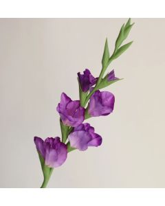 Kunst Gladiole ca.87cm, lila, wie echt/Stück, real touch