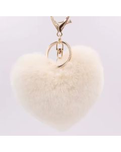 Plüschherz, Schlüsselanhänger, Handtaschen-Anhänger 9cm warm weich