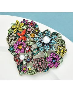 Brosche XXL Herzform 5.9x7.1cm