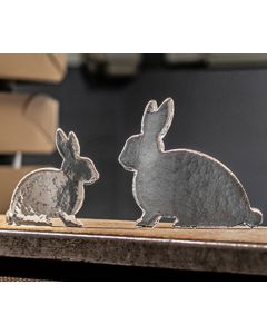 Hase gross 240 x 215 mm Glasi Hergiswil Stück