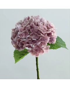 Hortensie Kunstblume lila-rosa wie echt 53cm