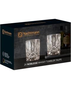 Nachtmann Noblesse Whisky Tumbler Set x2 Gläser 295ml Tobacco