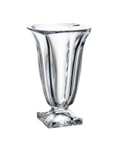 "Magma" vase en cristal, 29cm, cristal de bohème, vase de fleurs, Bohemia
