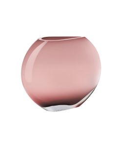 Glasvase/ Blumenvase violett massiv , 29x33cm, Krosno